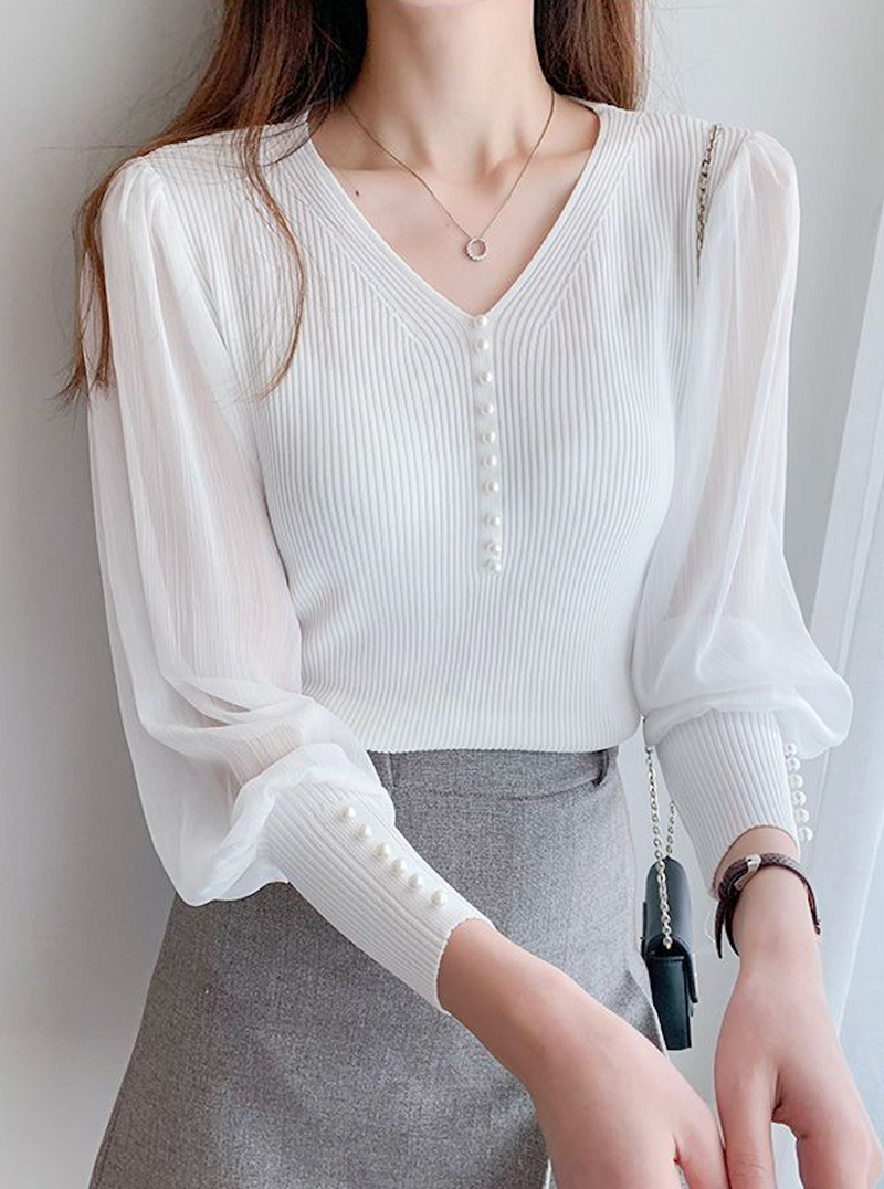 Pearl Charm Blouse